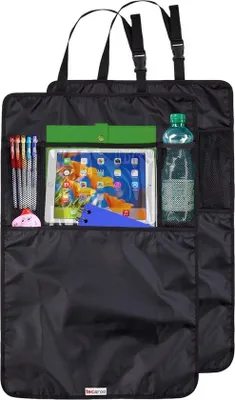 Image de Boîte de rangement pour enfants avec compartiments, noire