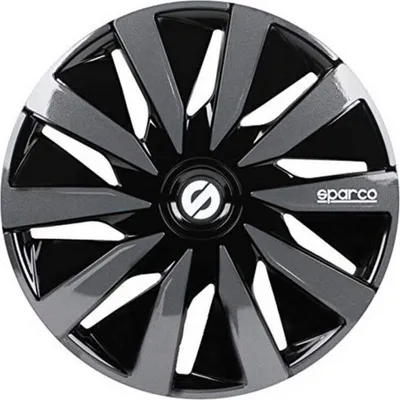 Produktbild von Sparco Lazio kryty nábojů 14 palců ABS sada 4 ks černá/šedá