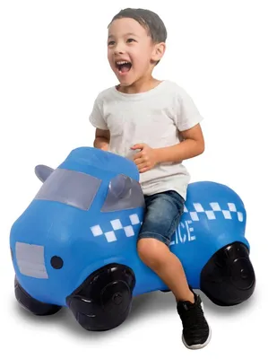 Image de Camion de police gonflable avec pompe