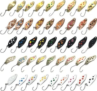 Produktbild von Troutwerk Spoon 1,5g 2,3cm - Forellenblinker, Troutwerk Farbe:goldfarben/orangene Punkte