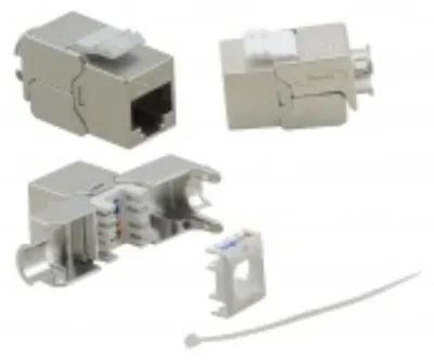 Immagine prodotto di Modulo Keystone helos Cat.6a 22-26 AWG, larghezza 15,5 mm, GHMT 4PPoE, senza attrezzi
