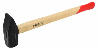 AWTOOLS Kovalenk-Hammer 3,0 kg mit Holzstiel Black Line AW32041BL