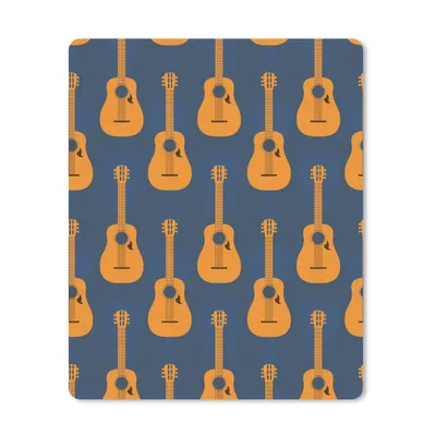 Produktbild von MuchoWow® Mauspad Mousepad Gitarre - Patterns - Musik 19x23 cm - Mousepads - Maus Mat - Pad - Mausunterlage - Mauspads - Spielen