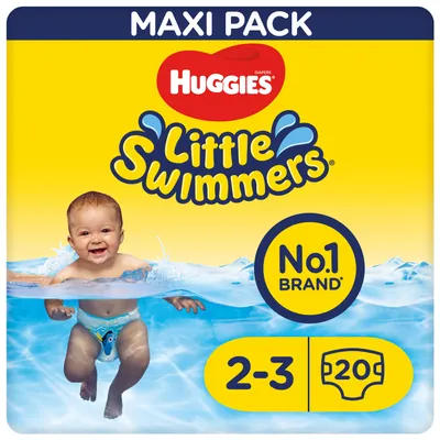 Produktbild von Huggies Little Swimmers Schwimmwindeln Badewindelhose Größe 2-3 (3-8kg) 20 St.
