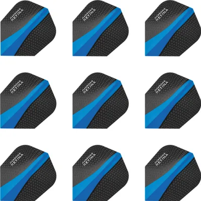Produktbild von Harrows | Retina | Dart Flights | Standard | 100 Mikron | Dunkelblau | 3 Sets = 9 Flights