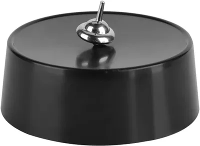 Productafbeelding van Metalen tol - Draaibare gyroscoop - Bureau decoratie - Magnetisch speelgoed - 10 x 10 x 4 cm - Standaard
