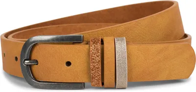 Produktbild von styleBREAKER Damen Gürtel Uni mit Glitzer Schlaufe, kürzbar 03010091