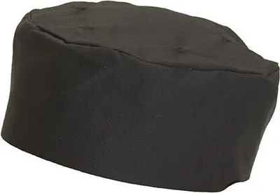 Produktbild von Le Chef DF37 | Kochmütze Le Chef Skull Cap - Farbe: Black - Größe: L