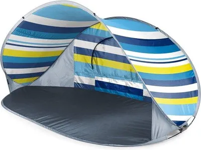 Produktbild von Famanu Tragbare Strandmuschel - Pop-up Zelt mit UV-Schutz