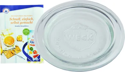 Produktbild von Weck Glasdeckel 100mm incl. Gelierzauber Rezeptheft von Diamantzucker