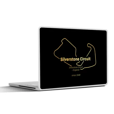 Produktbild von MuchoWow® Laptop Aufkleber Sticker Cover F1 - Silverstone - England 31x22.5 cm - Laptop-Deko