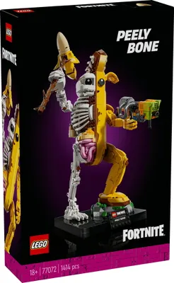 Productafbeelding van LEGO Fortnite Botten-Schaal - Inclusief verfspuit en schaal-hamerspikker - Verzamelobject voor videogamefans - Bouwset voor volwassenen als decoratie voor thuis of op kantoor - 77072
