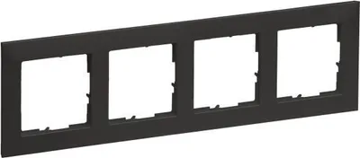 Image de Legrand SEANO cadre quadruple en 765474 de couleur anthracite laqué 5 (765474)