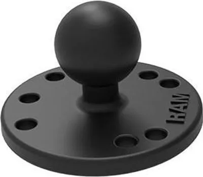 Immagine prodotto di Adattatore circolare RAM Mounts, metallo, schema fori AMPS, perno da 1", RAM-B-202U