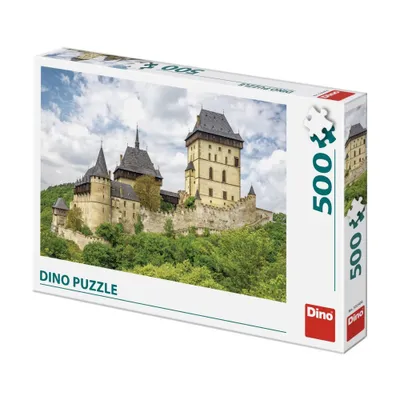 Obrázok produktu pre Puzzle hrad Karlštejn 47x33cm 500 dielikov v krabici 33,5x23x3,5cm