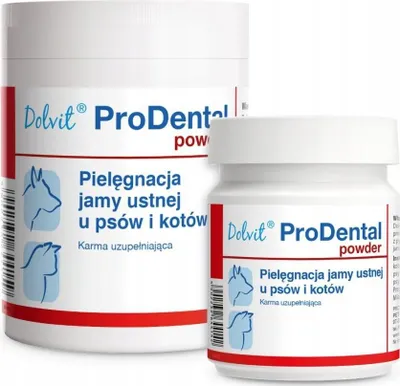 Immagine prodotto di Dolvit ProDental in polvere per l'igiene orale di cani e gatti, 30 g