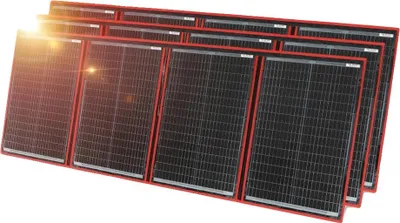 Zdjęcie produktu dla Panel słoneczny, elastyczny, przenośny i składany, zestaw paneli o mocy 585 W