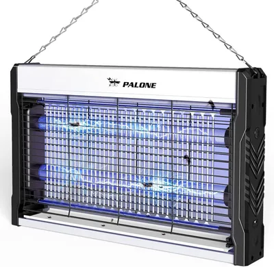 Obrázek produktu pro Elektrický insekticid – lampa proti komárům s UV světlem – pasti na komáry a mušky pro účinnou ochranu proti hmyzu (čtvercový tvar)