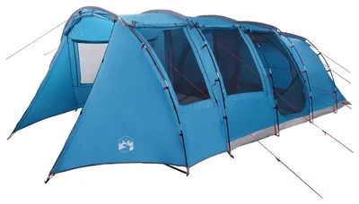 Produktbild von vidaXL Tunnelzelt Blau 675 x 392 x 210 cm