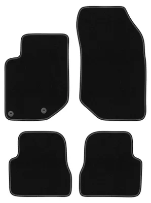 Productafbeelding van Velours automatten voor Opel Mokka II vanaf 2020 (crossover) – 4-delig, zwart, op maat – Wielganizator BASIC