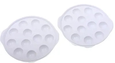 Produktbild von Schneckenpfanne 12´er mit Lappengriffen 2 Stück Augenpfanne Schneckenplatte
