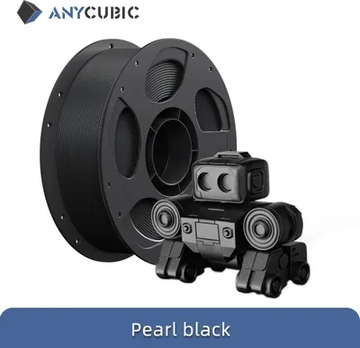 Zdjęcie produktu dla Filament do drukarek 3D – PLA 1,75 mm, do drukowania z dużą prędkością – szpula 5 kg – szybki druk – technologia FDM – czarny