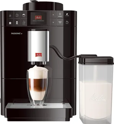 Produktbild von Melitta Kaffeevollautomat Caffeo Passione, Kaffeevollautomat+Milchbehälter,OneTouch Funktion, Kaffeeautomat Cafemaschine Kaffeemaschine