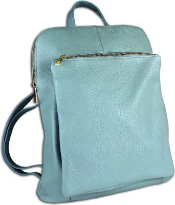 Produktbild von Toscanto Backpacks Cityrucksack hellblau Leder OTT610RH
