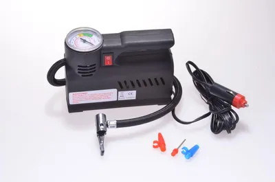 Produktbild von Mini Kompressor 12V Luftkompressor Druckluft Pumpe mit Manometer