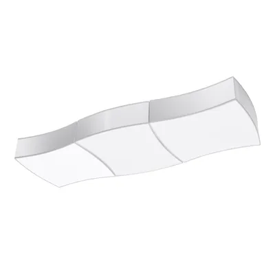 Immagine prodotto di Plafoniera SQUARE 3 bianco 6xE27 15W PVC 11,5x39x106cm Sollux Lighting