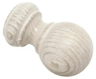 Obrázek produktu pro Gardinia koncovka s kuličkou pro zámek Ø 25 mm - dub cm