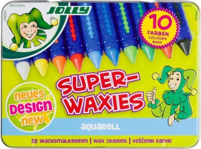 Image de Wachsmalstift Jolly 10Er 5955-0003 Wasserlöslich