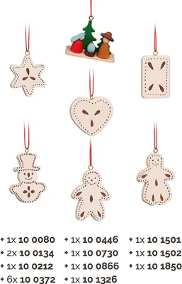 Produktbild von Bestückung für Räucher-Adventskalender (4,5cm) von Christian Ulbricht