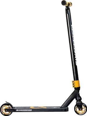 Image de SIX DEGREES Stuntscooter avec guidon renforcé Wing, HIC Compression, 100 mm, ABEC 9, direction 360°, noir-marron cuivre