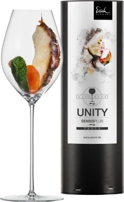 Immagine prodotto di Set promozionale composto da 2 bicchieri da champagne 522/7 con punto di moussage, confezionati in un tubo regalo UNITY SENSISPLUS 25222070, con regalo + donazione