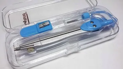 Produktbild von Grand Metall Zirkel Set mit Zubehör Zeichenbedarf
