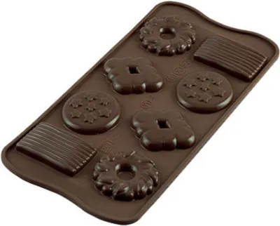Image de Moule en silicone pour chocolat - biscuits