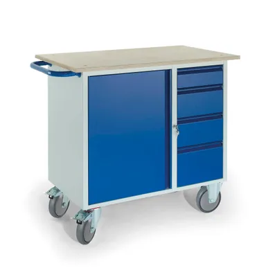 Immagine prodotto di Rollcart 07-4361 Werkstattwagen 4 Schubladen+