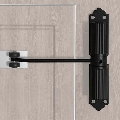 Image de Fermeture automatique pour portes, avec force de fermeture réglable à 60 kg, adaptée aux portes intérieures