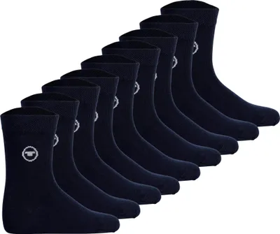 Produktbild von TOM TAILOR Uni Kinder Socken, 9er Pack - Strümpfe, Baumwolle, Logo, einfarbig Blau 31-34