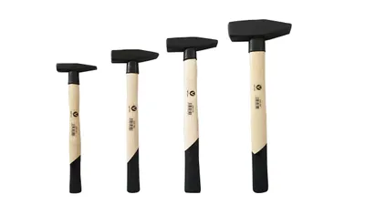 Obrázok produktu pre 4-dielna sada zámočníckeho kladiva Zámočnícke kladivo 100 200 300 800 g kladivá Ochrana rukoväte