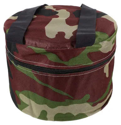 Produktbild von Tragbarer Schaumstoffhocker 18 cm, Leichter Outdoor-Gartenhocker mit Stoffbezug, Stabiler Camping- und Reisehocker für Gartenarbeit und Angeln