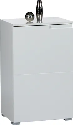 Produktbild von Kommode >Suzette< in Weiß aus MDF - 50x80x40cm (BxHxT)
