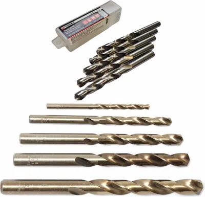 Produktbild von Bohrerset, 10-teilig, Metallbohrer, 6 mm HSS