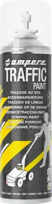 Produktbild von Ampere Bodenmarkierspray Traffic Paint 500ml weiß, 3495881010014