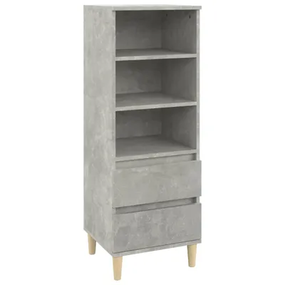 Immagine prodotto di Credenza Grigio Cemento 40x36x110 cm in Legno Multistrato