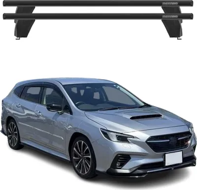 Produktbild von Menabo Dachträger Grundtäger für Subaru Levorg 2015-2020 75kg Alu Schwarz 2 tlg