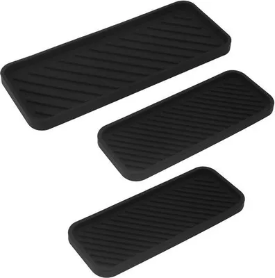 Immagine prodotto di Set di organizer in silicone - 3 pezzi - Organizer antiscivolo per cucina e bagno