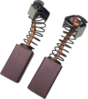 Produktbild von 2x Trade-Shop Bronzekohlen Kohlebürsten Schleifkohlen 6 x 10 x 16mm kompatibel mit Shoprider Deluxe 4MPH, Sovereign 3, Sovereign 4, 888-NR