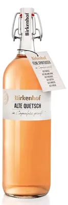 Image de BIRKENHOF Brennerei | Alte Quetsch - spiritueux fins affinés en fûts de bois | (1 x 1 litre) - 40 % vol.